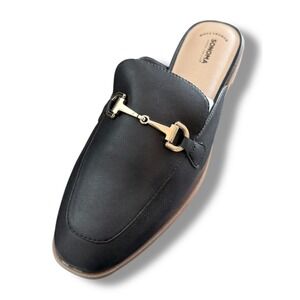 Sonoma Goods For Life Womens Black Ruiz Bit Mules Slip On Memory Foam Shoes 9.5